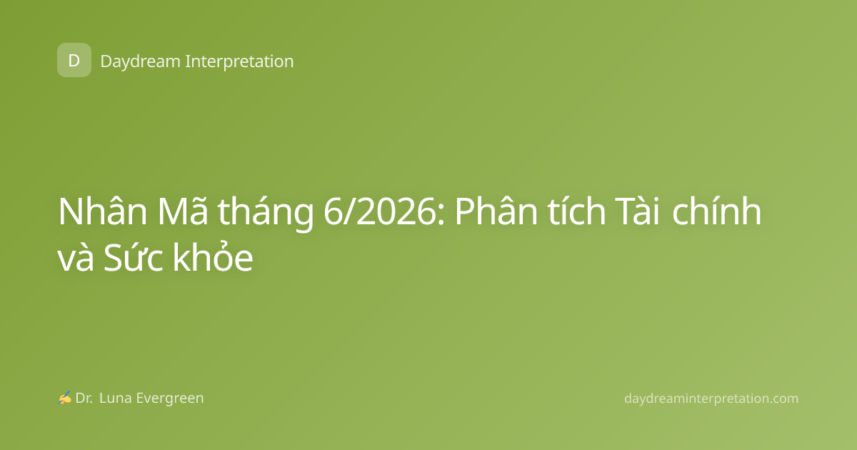 Nhân Mã tháng 6/2026: Phân tích Tài chính và Sức khỏe